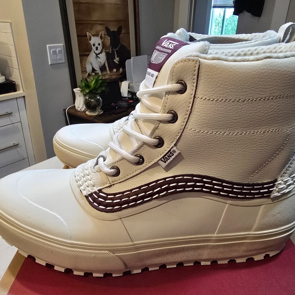 Vans White High-Top Men's Shoes